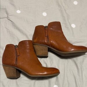 Frye Women's Brown Leather Ankle Booties